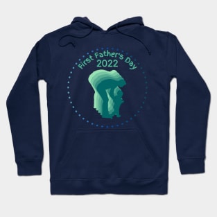 First Father's Day 2022 Ocean Colors Hoodie